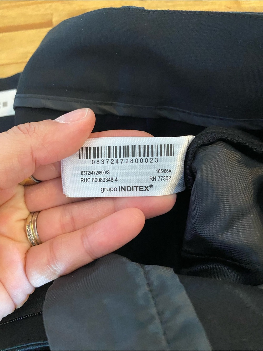 NEW ZARA HIGH-WAISTED SHORTS BLACK |Size Small| NWT - Picture 7 of 9